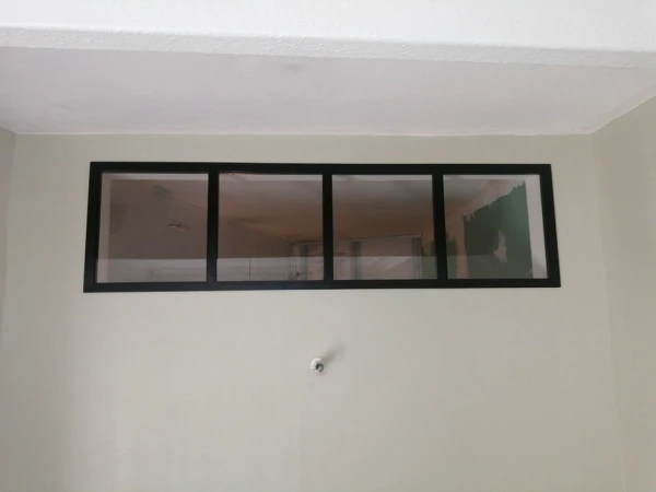 Finition thermolaquée Insertion dans le mur Meylan