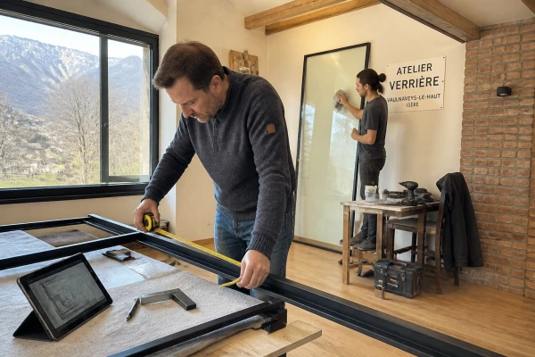 Verrière intérieure sur mesure Grenoble